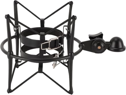 Professionele Shock Mount voor Microfoons - 60MM Antivibratie Clip voor Studio-opnames en Broadcasts