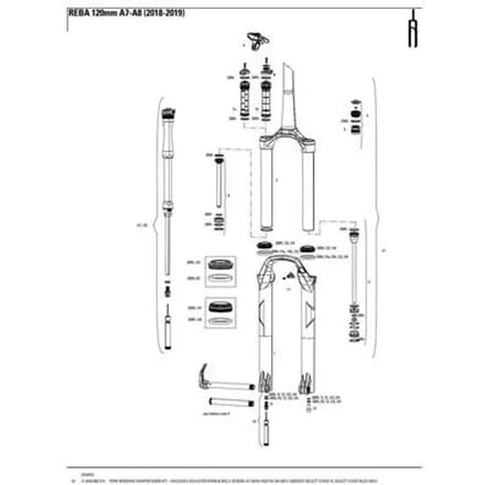 Stuiterwiel kit Rockshox 29 Reba/Sid/Sid Slct/Sid Sl Slct/Sid Rlc3