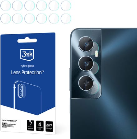 3MK Lens Protect Serie - Lensbeschermer - Realme C65 - Perfecte Duidelijkheid - Vier Stuks