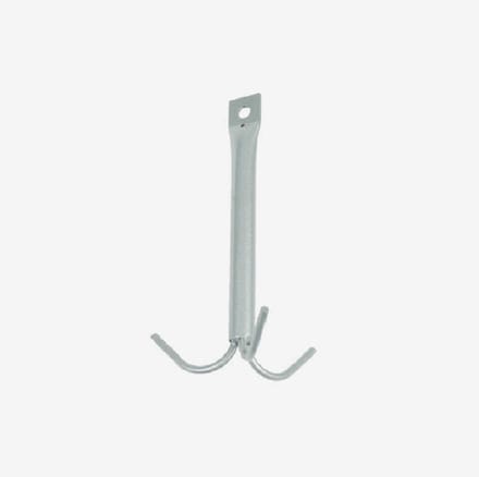 Horze hoofdstelhaak - cleaning hook - ankerhaak - grijs