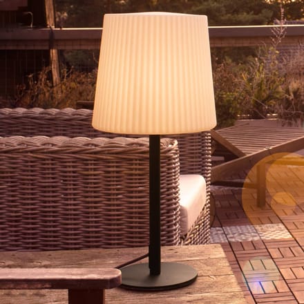 Paul Neuhaus tafellamp Falter, IP65, hoogte 60 cm