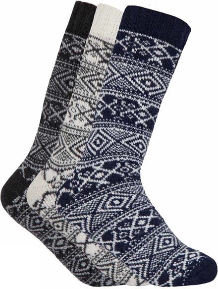 Norfinde Noordse wollen sokken, 3-pack