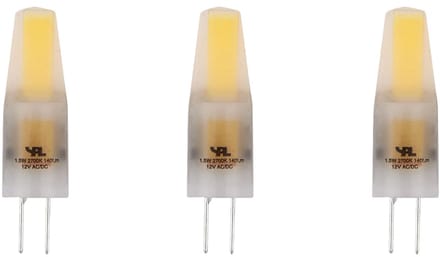 SPL G4 LED Lamp 1.5W Dimbaar - Warm Wit - 140lm - T10 - Mat - 3 Stuks