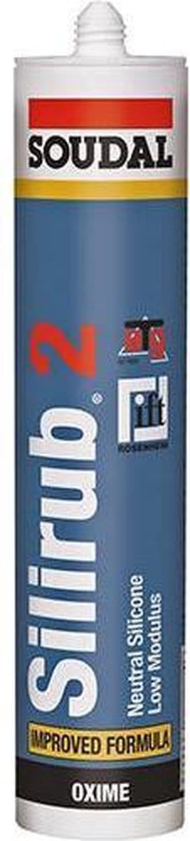 Soudal - Silirub 2 Transparant 310 Ml - 102384