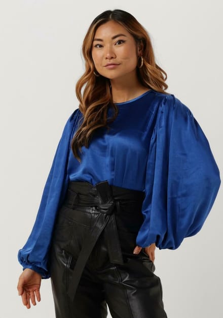 Lollys Laundry Bergen Blouse Dames - Jurken - Blauw - Maat XS