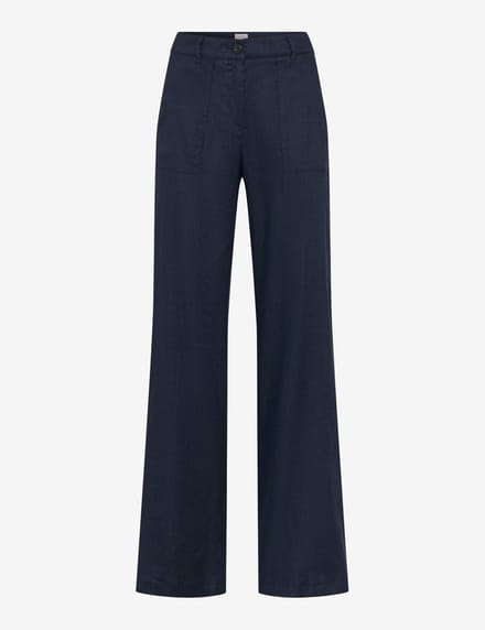 Brax Dames Palazzobroek  Style MAINE, donkerblauw, maat 34K