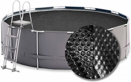 W'eau Premium Solar Cover rond zwart-Ø 420 cm