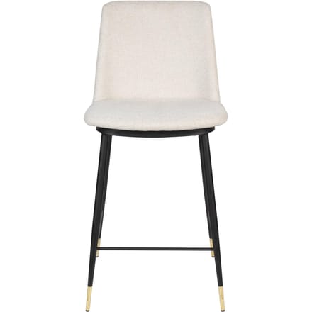 Housecraft Living Lionel Barkrukken rugleuning 65 cm Beige - Set van 2