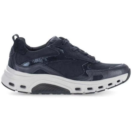 Gabor rollingsoft sensitive 76.986.36 - dames rollende wandelsneaker - Blauw - maat 36 (EU) 3.5 (UK)