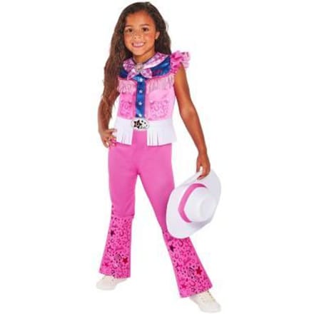 Barbie Cowgirl roze 7-8j Feestkleding