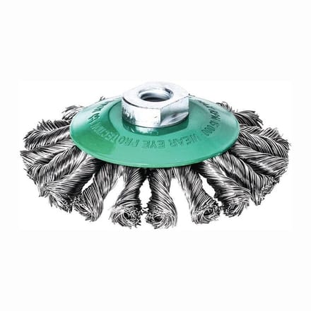 Lessmann Kegelborstel Ø 115 mm M14 Draaddikte 0,5 mm - 472.857.WZ