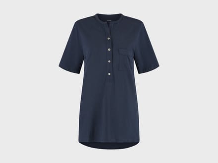 Yumeko pyjama t-shirt dames jersey midnight blauw m