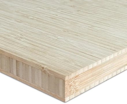 Masters of Bamboo® Bamboe Plaat 30 mm Naturel - 3-laags - 2440 x 1220 mm - Verticaal geperst