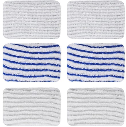 Dailygoods- Stoomdoeken 6 Stuks - Microvezel Pads - Wasbaar
