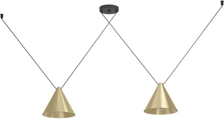 EGLO Narices 1 Hanglamp - E27 - 173 cm - Goud|Zwart - Staal