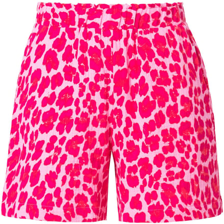 Studio Untold - Dames - Short wijde pijpen mousseline elastische tailleband - Roze - Maat 58
