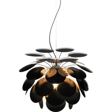 MARSET Hanglamp Discocó Ø 35 cm zwart/goud