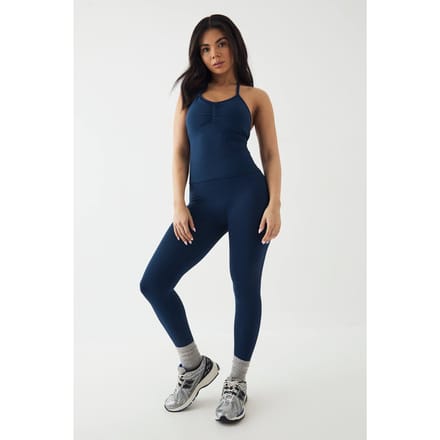 Dames DSGN Studio Ultra Contour Naadloze Hoge Taille Legging | Marineblauw | Maat: Medium