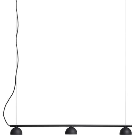 Northern Blush Rail Hanglamp 3 vlammig - zwart mat