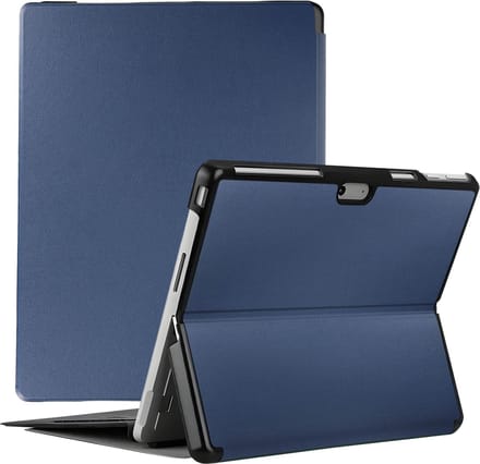 Avizar Foliohoes Geschikt voor Microsoft Surface Pro 9 en Pro 11 Eindklepsteun, Nachtblauw