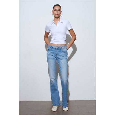 Lage taille Bootcut Denim Jeans
