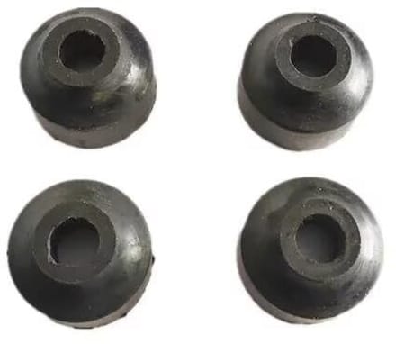 Generator Schokabsorberende Voet Pads - 4 Stuks Zwart Rubber