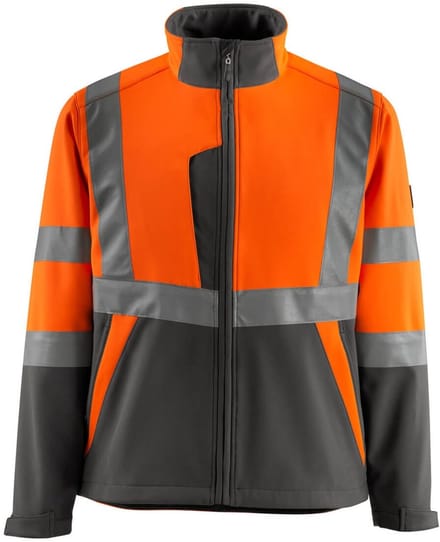 Mascot Safe Light Softshell jas 15902-253 - hi-vis oranje/donkerantraciet - M