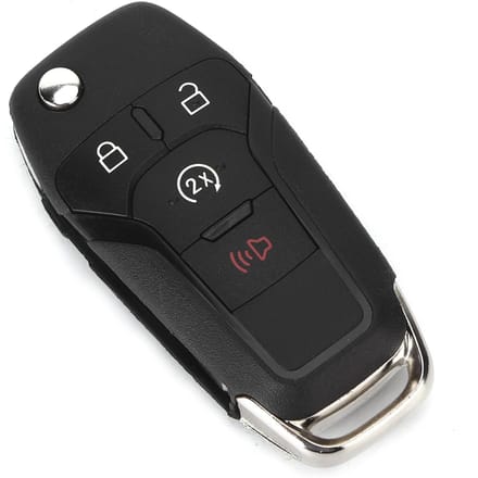 Télécommande Porte-clés 4 Boutons 902MHz N5FA08TDA Remplacement pour FORD F150 20152020 black