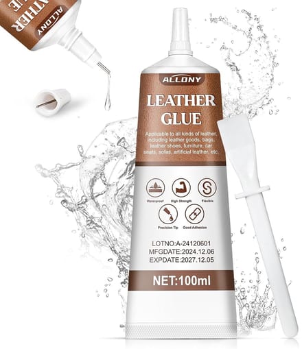 Lederlijm - Leerreparatie Balsem - Lederwaren Repareren - Extra Sterk Waterdicht - 100 Milliliter - Transparant