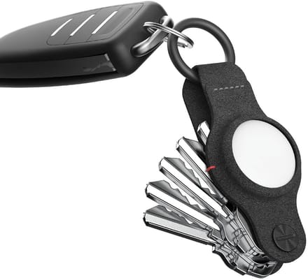 Keysmart air compact key holder black