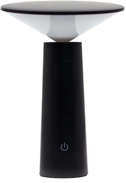 Touch Lamp - Black Mushroom- adjustable - pattern light USB (C) - Rechargable (2000 Watt)