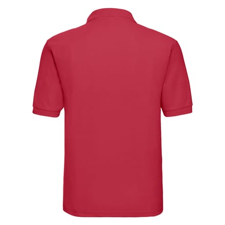 Russell Heren Klassiek Polycotton Poloshirt (Klassiek rood)