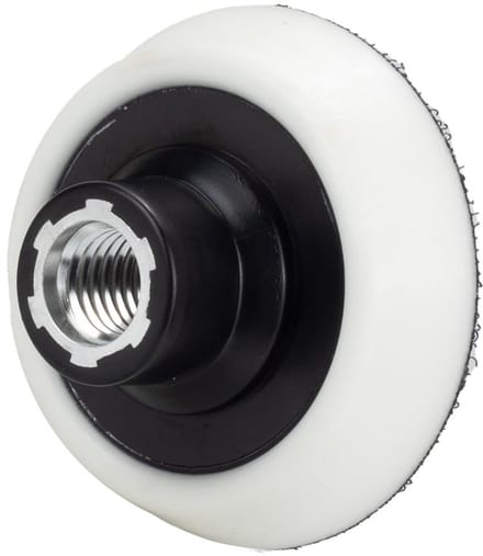 Ronde Polijstpad Set 3-delig 75mm - Schuim Stootblok met Klittenband