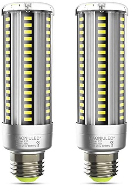E27 LED Lamp 25W - Koud Wit, 3000LM - Vervangt 250W Gloeilamp - 2 Stuks