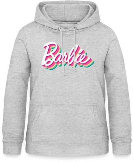 Barbie Kleurrijk Logo Hoodie Dames