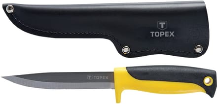 Topex - Universeel Mes - 120mm - Roestvrijstaal - Ergonomische Handgreep