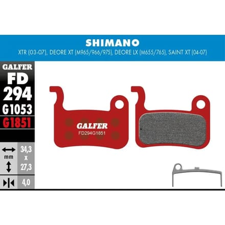 Remblok Galfer Shimano Xt, Lx, Saint, Xtr, Giant