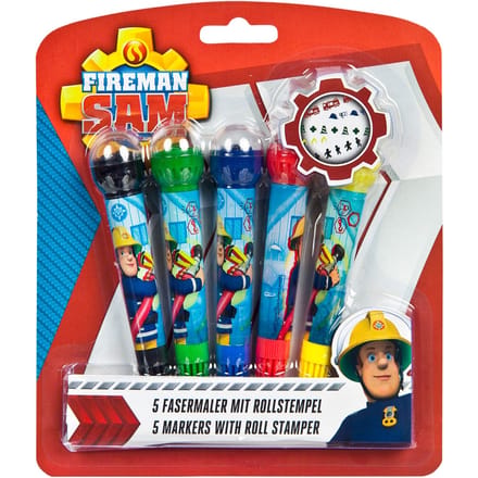 Fireman Sam Stiften met rolstempel