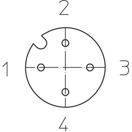 Lutronic 1067 Sensor/actuator connector, geassembleerd M12 Aantal polen (sensoren): 4 Koppeling, recht 2.00 m 1 stuk(s)