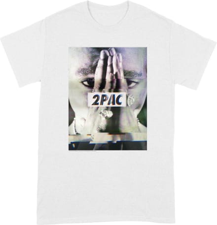 Tupac - Transmit Heren T-shirt - M - Wit