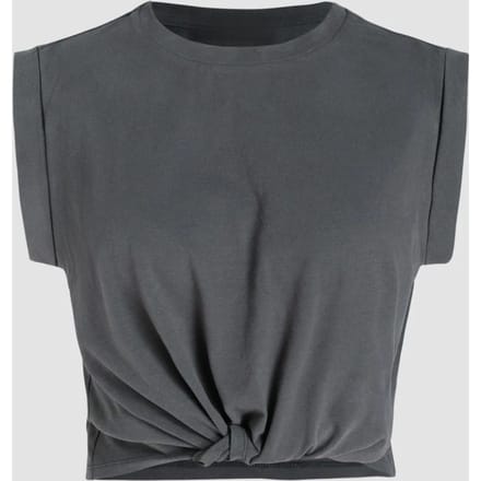 Basis Crew Neck Cropped T-Shirt