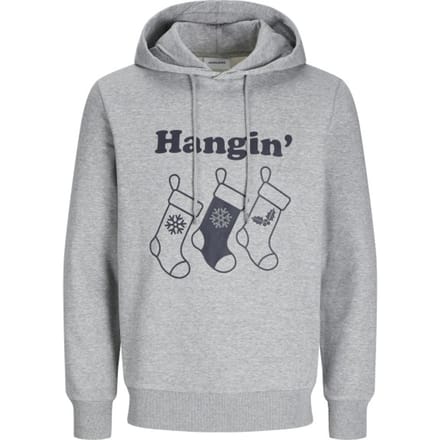 Jack & Jones Heren Kersttrui JJXMAS Grijs - Maat M