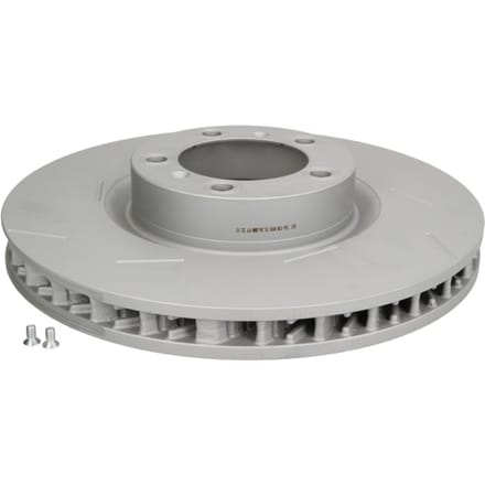 Remschijf ATE 24.0136-0128.1 voorkant, sleuf, sterk gecarboniseerd, 1 Stuk