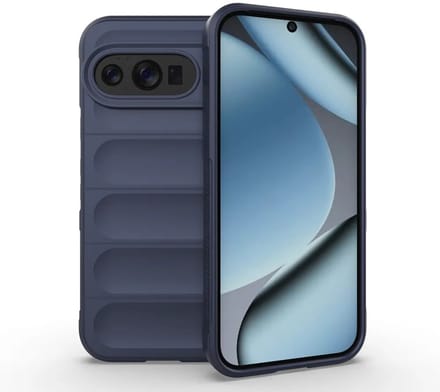 MobyDefend Hoesje - Geschikt voor Google Pixel 10 / Google Pixel 10 Pro - TPU Gripcase - Blauw