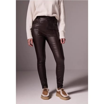 Broek in lederlook