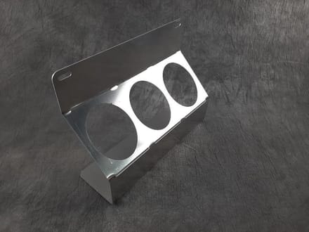 Spuitbushouder 3x70mm aluminium