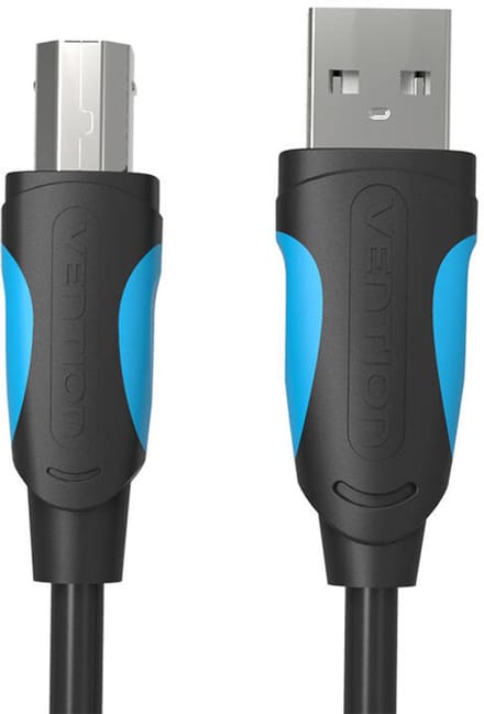 Vention Usb-Kabel 20 A Voor Usb B Printerkabel 3 Meter Zwart Pvc Efficiënt