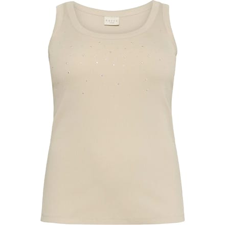 Damestanktop KAFFE Curve KCCarina Rhinestone