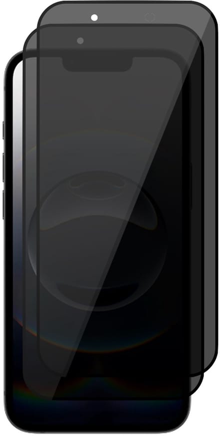 Privacy Screenprotector geschikt voor iPhone 16e - 2x Volledig Dekkend Glas Screen Protector