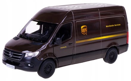 Hipo Mercedes Benz Sprinter UPS Speelgoedauto Schaal 1:48